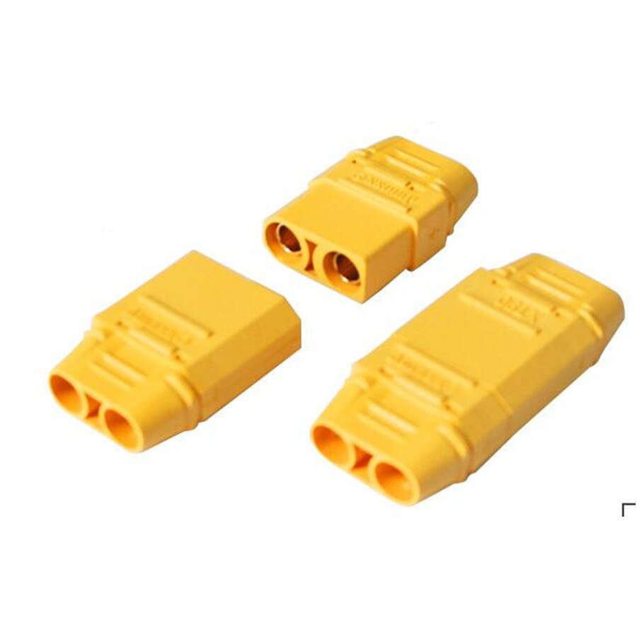 1 par  xt90h (xt90 med kappehus ) 4.5mm banankontakt gullbelagt til lipo batteri esc pdb 20% av