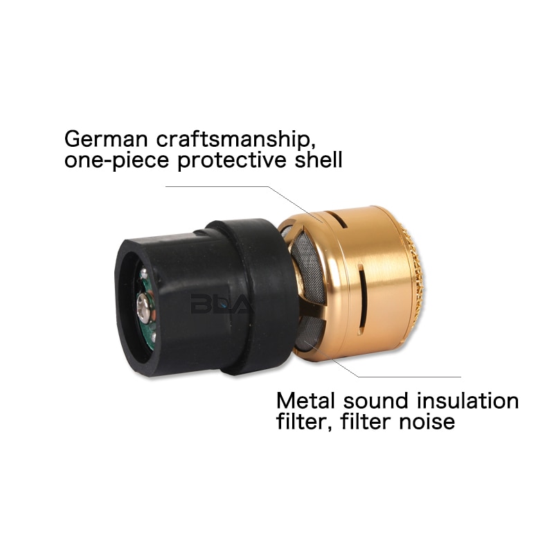 Microphone Core Cartridge Replacement Capsule Repair Parts Core for Wire & Wireless