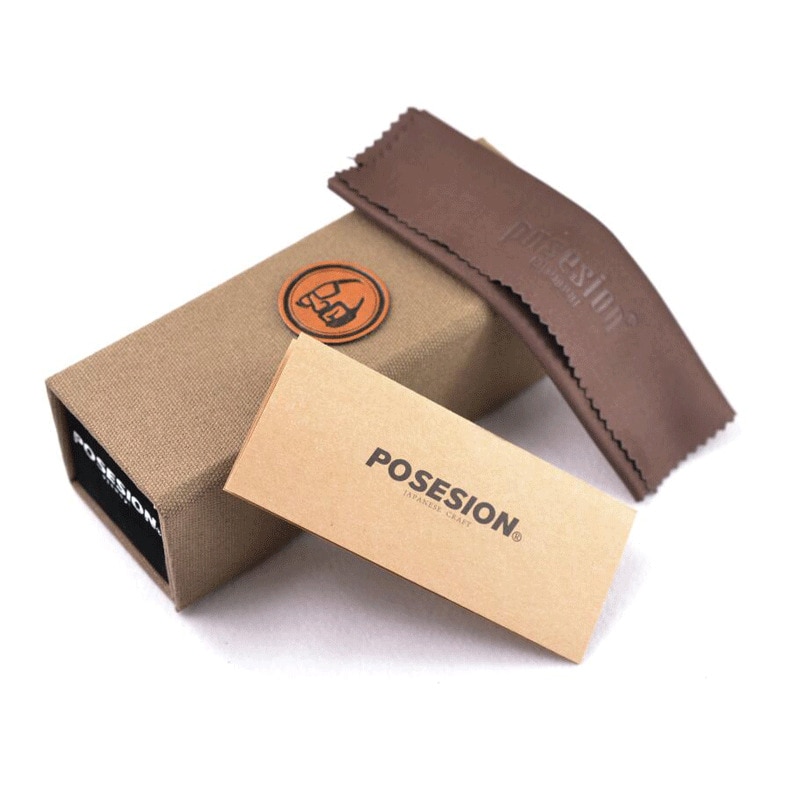 Posesion Vintage Wooden Eyeglasses Frames Wood Retro Men Women Optical Prescription Recipe Glasses Frame with Clear Lens Eyewear