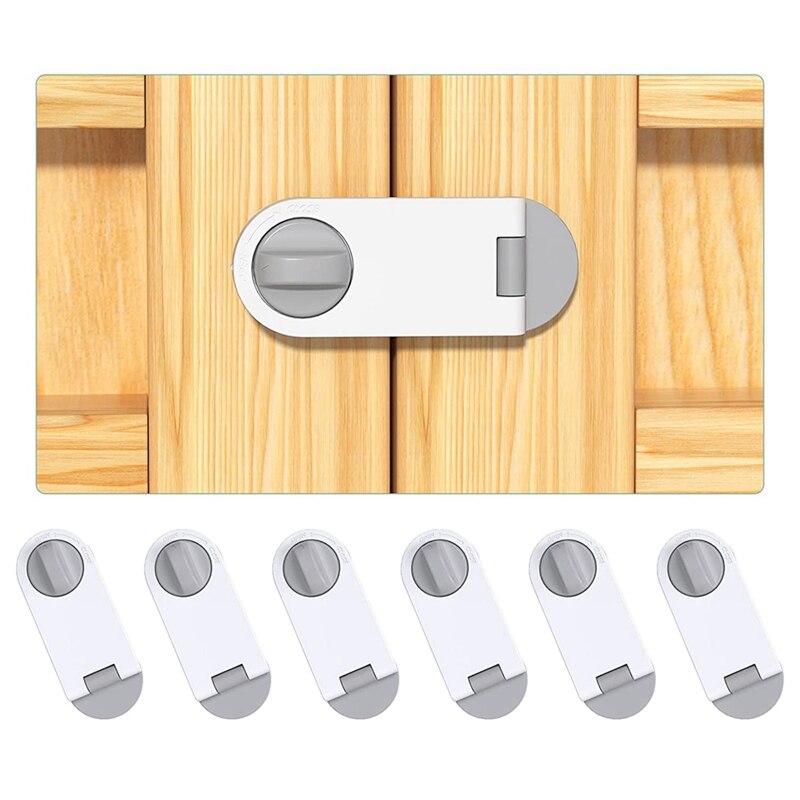 Baby Proofing Cabinet Safety Locks-6 Packs Child P... – Grandado