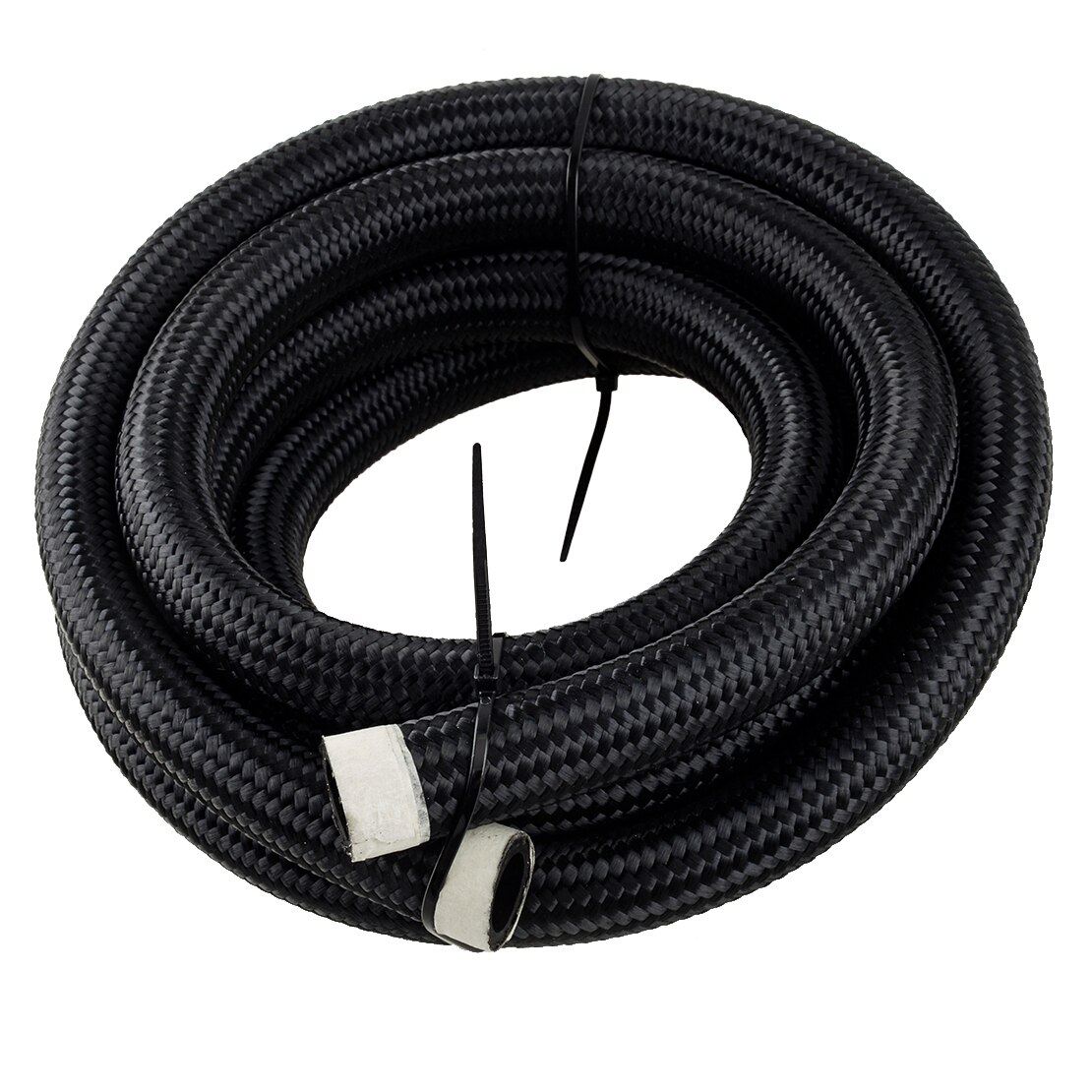 3M -40-120℃ 9.8FT AN10 Black Nylon Cover Braided Oil Fuel Gas Line Hose 7MPA Universal Accessories