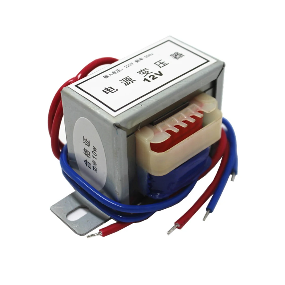 1PCS 10W EI48 Power Transformer Input 220V Output 12V-0-12V 24V-0-24V 12V 24V Replacement Electrical Equipment