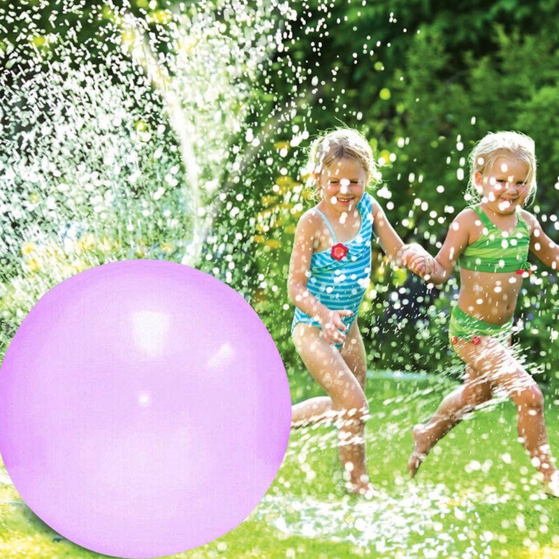 Air Water Filled Bubble Ball Kids Toy Birthday Party Decorations Bubble Inflatable Ball Blow Up Balloon Wedding Decor