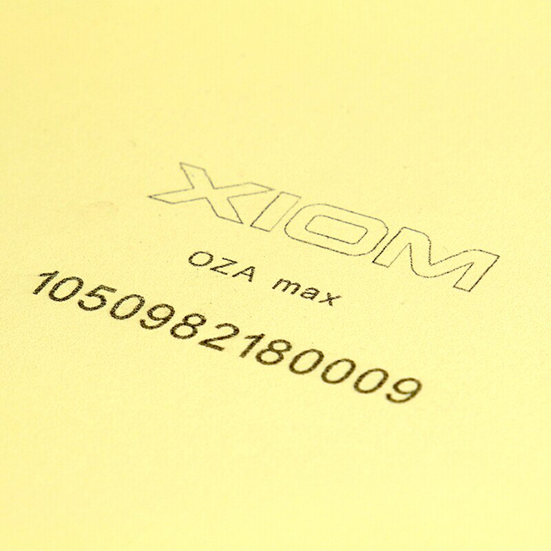 XIOM OZA Table Tennis Rubber Spin Control Tacky Made in Germany BIOS sponge pimles in ping pong tenis de mesa