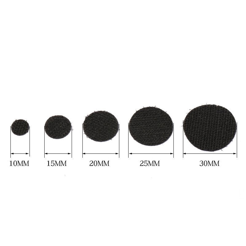 500 Pairs Zelfklevende Sluiting Dots Huishoudelijke Antislip Sticker Haken En Lussen Sofa Tapijt Fastener Lijm