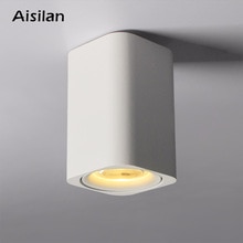 Aisilan Square LED Surface Mounted Cube Ceiling Downlight for Room/Corridor/Hallway AC85-260V COB Spot light