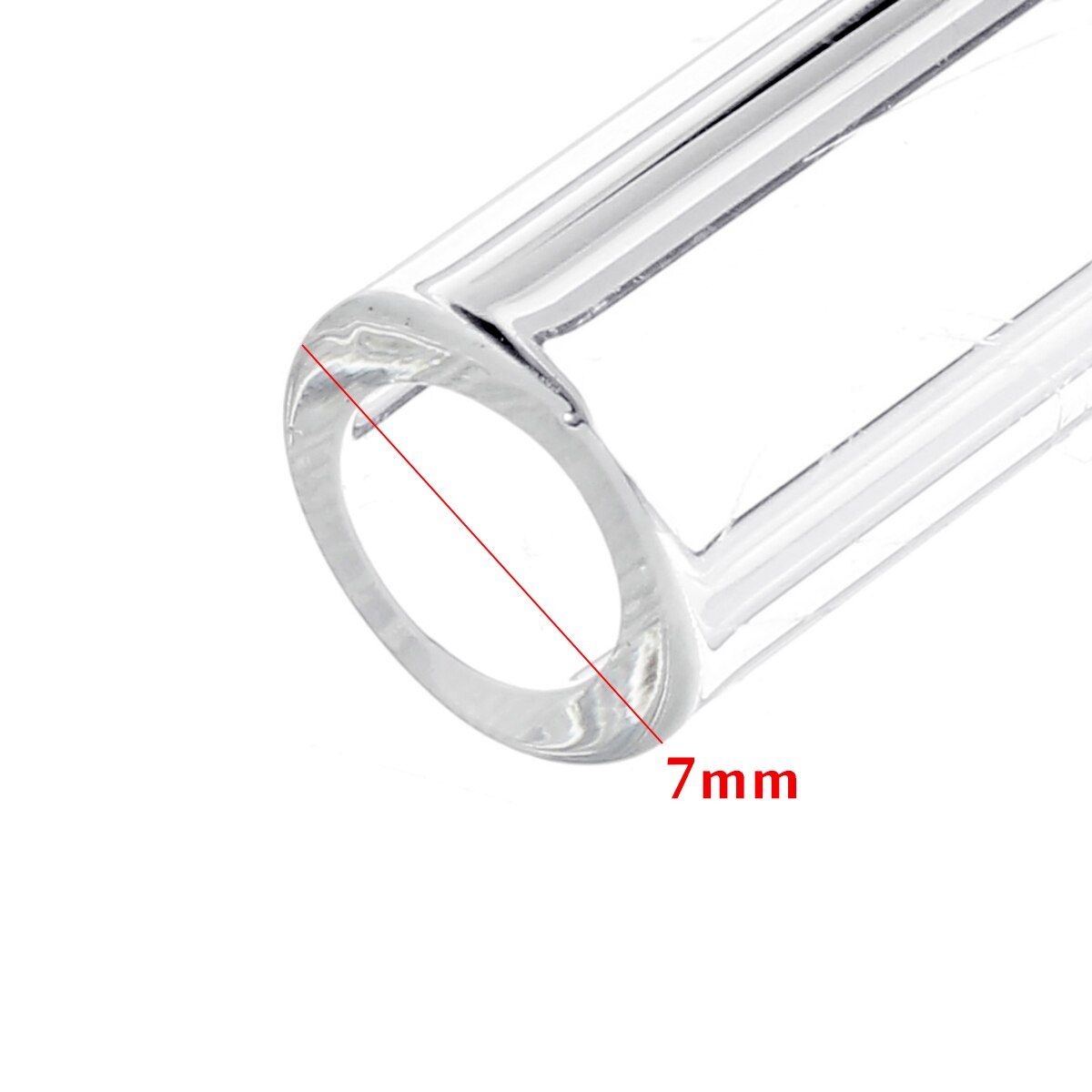 KICUTE Lab Glass Blowing Tube 10Pcs 300mm OD 7mm 1.5mm Wall Borosilicate Glass Blowing Tube Lab Tubing School Factory Laboratory