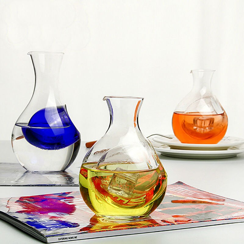 Decantador de vino de hielo para el hogar, botella de Sake de cristal, dispensador de vino exterior, olla de cocina japonesa, Igloo de hámster