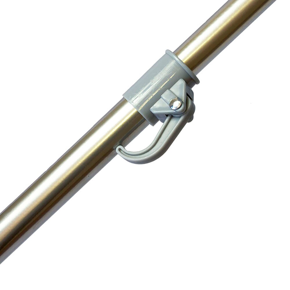 Sombrilla Parasol Playa Fijo 140 Cm Hierro y Nylon Protección UV con Pincho Incluido Funda Incluida