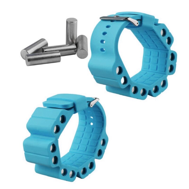 2 Pcs Durable Wrist Weights Wearable Weight Training Bracelet Intensify Fitness 448D