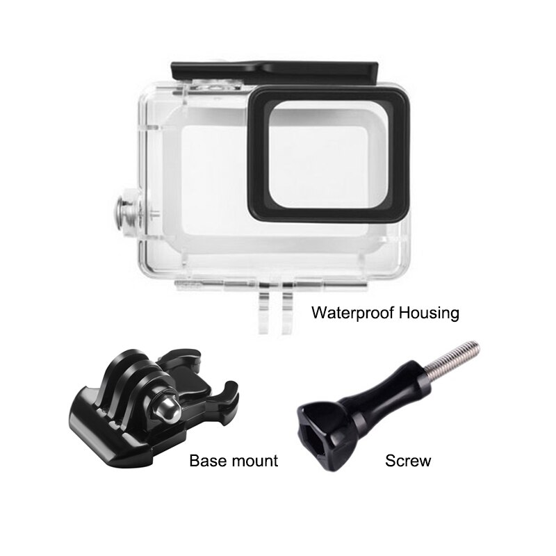 Kit de filtros Paquete de 3 lentes de Color rojo Magenta Filtro de Color rojo para GoPro Hero 5 6 7 negro 45m carcasa impermeable accesorio de carcasa: Kit A