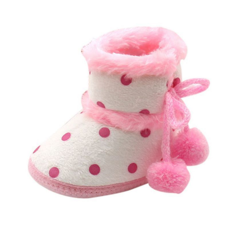 Mocassins pour bébés filles et garçons | Bottes chaudes de pour bébés, antidérapantes, bottes d'hiver à fond souple