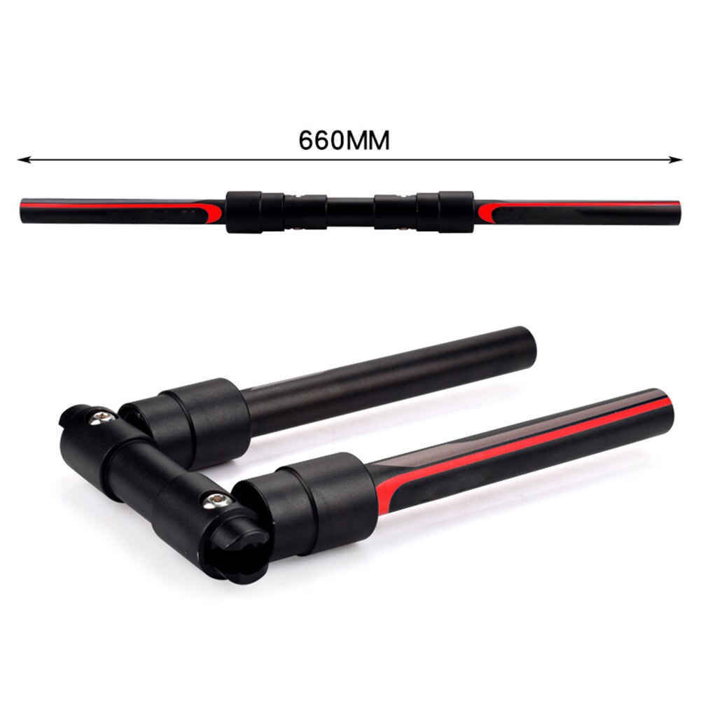 Aluminum Alloy Folding Bike Handle Bar Electric Bicycle Handlebar MTB Kick Scooter Folding Handlebar 25.4 31.8x 560/660mm: 25.4 31.8x660MM