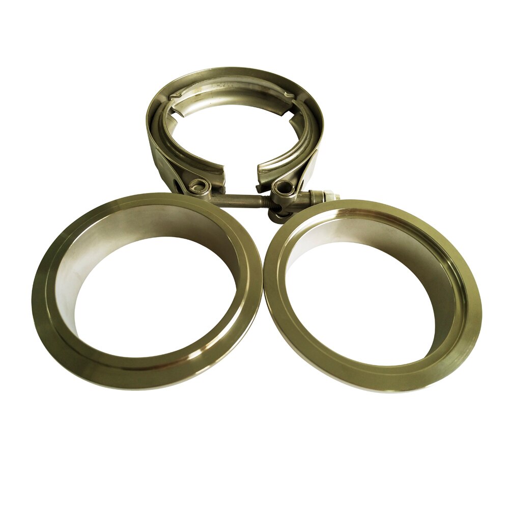 ZUCZUG 1.5-6.0" Self Aligning with welding groove male/ female flanges V Band/V-band Clamp assembly