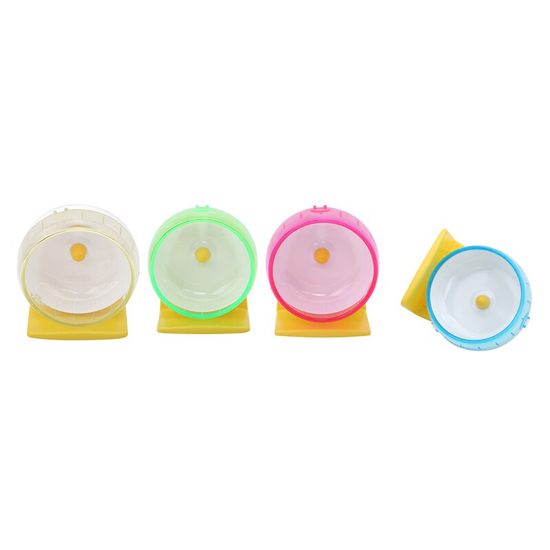 Juguete de disco para correr para hámster, rueda giratoria silenciosa para trotar, juguetes con ruedas, accesorios de jaula para hámster