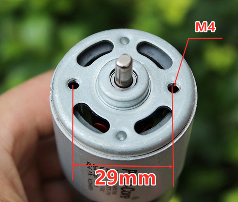 Rs -775 dc 12v-24v 18v 17000 rpm nopea teho suuri vääntömomentti kaksoiskuulalaakeroitu porakone & ruuvimeisseli/puutarhasähkötyökalut moottori