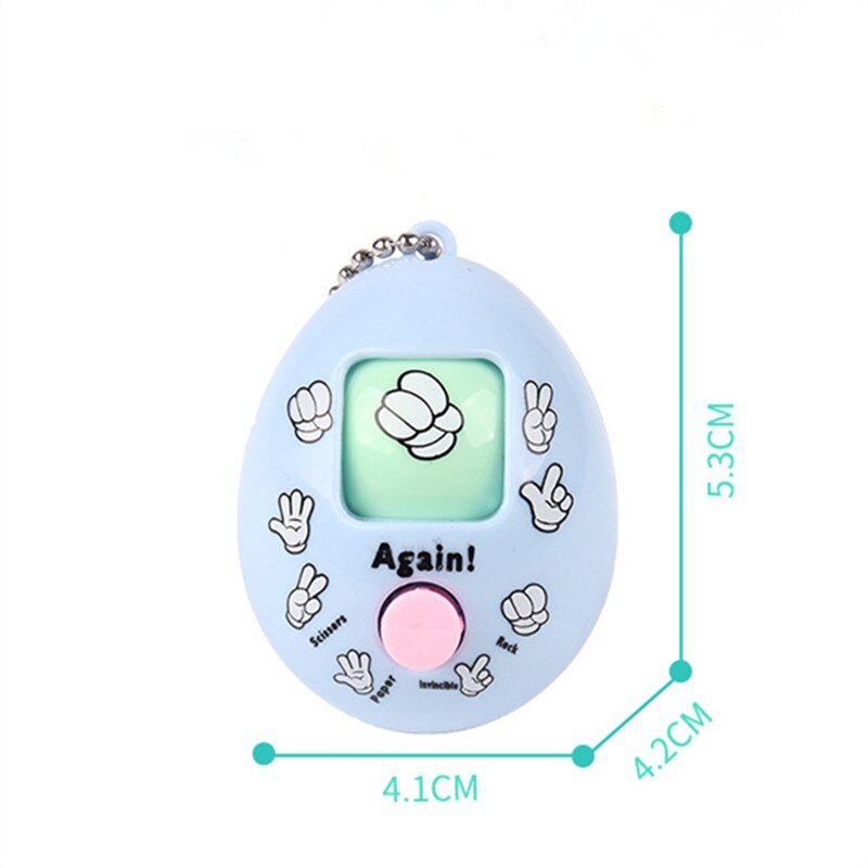 Mini Mora Gerät Messe Finger-ratespiel Felsen Papier Schere Spielen Spielzeug Runde Ei Zart und Lustige Schlüssel Kette anhänger DS29