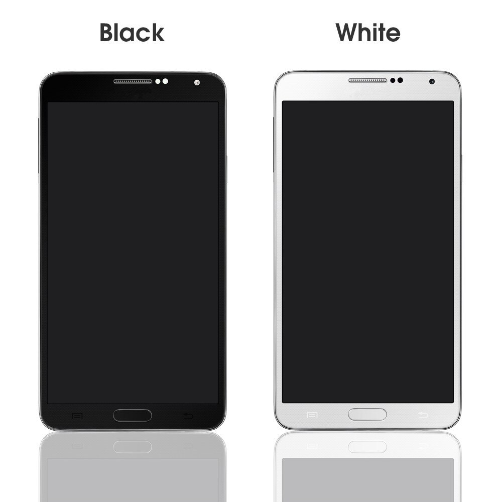 Ekran LCD robić Samsung galaktyka Uwaga 3 N900 N9005 N900A N900V wyświetlacz LCD ekran dotykowy Digitizer montaż z ramą