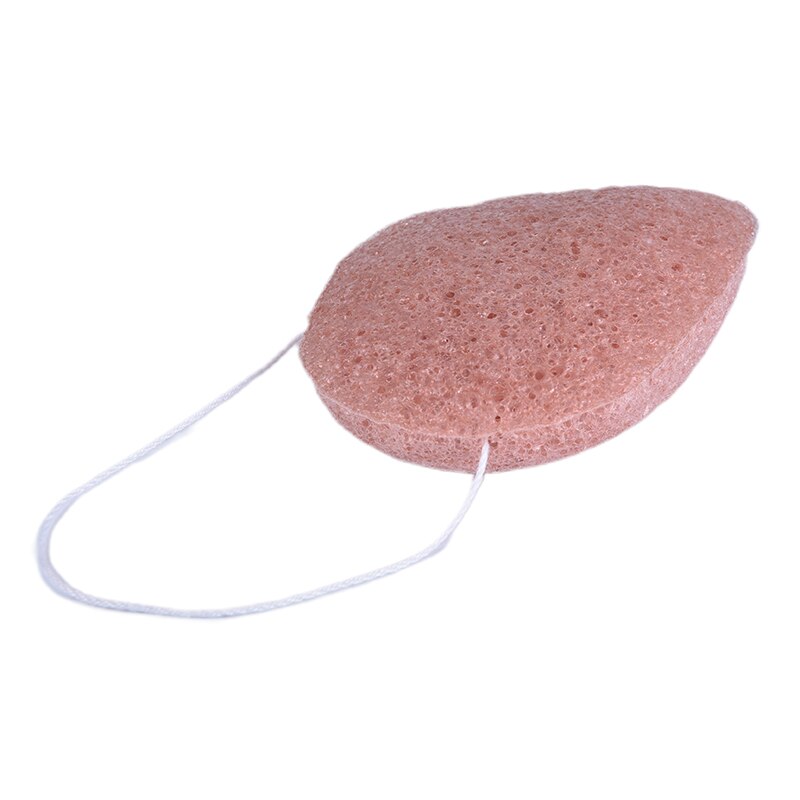 Natural Konjac Facial Puff Face Cleanse Washing Sponge Exfoliator Cleansing Sponge Puff Facial Cleanser Tool 4 Colors: Pink