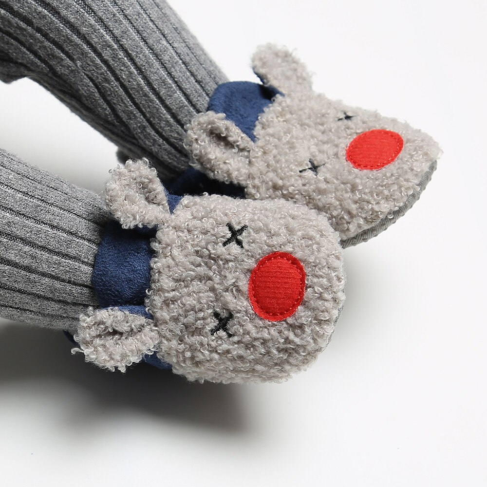 Enfant enfants pantoufles tout compris coton dessin animé doux intérieur bébé coton pantoufles bébé garçons filles chaussures maison pantoufles