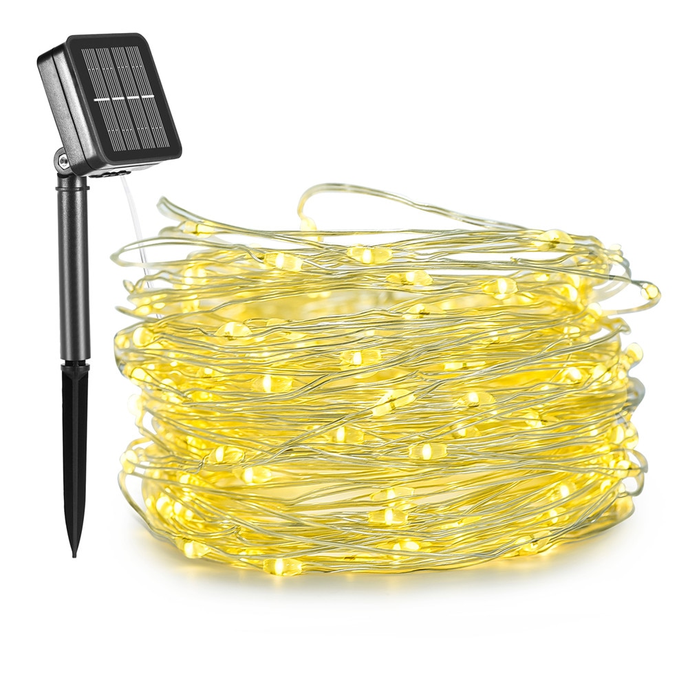 Dimbare 11 M/21 M/31 M Leds Outdoor Solar String Lights Fairy Christmas Party Slingers Solar tuin Helloween Decoratie