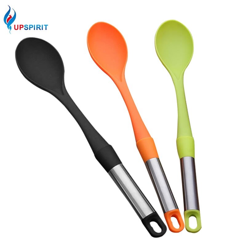 Upspirit Nylon Soup Spoon Unbreakable Ladle Scoop Rice Food Tea Coffee Serving Spoons Dinnerware Kitchen Dining Tools Tableware