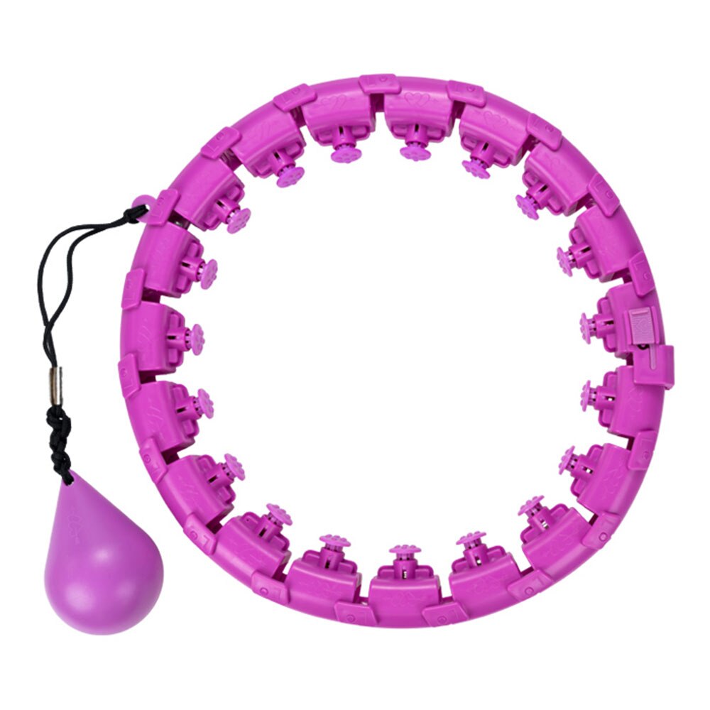 Intelligente De remise en forme Sport Cerceau Réglable Mince Taille Exercice Détachable Cercles de Massage Équipement De Conditionnement Physique À La Maison Taille Formation Directe: Violet