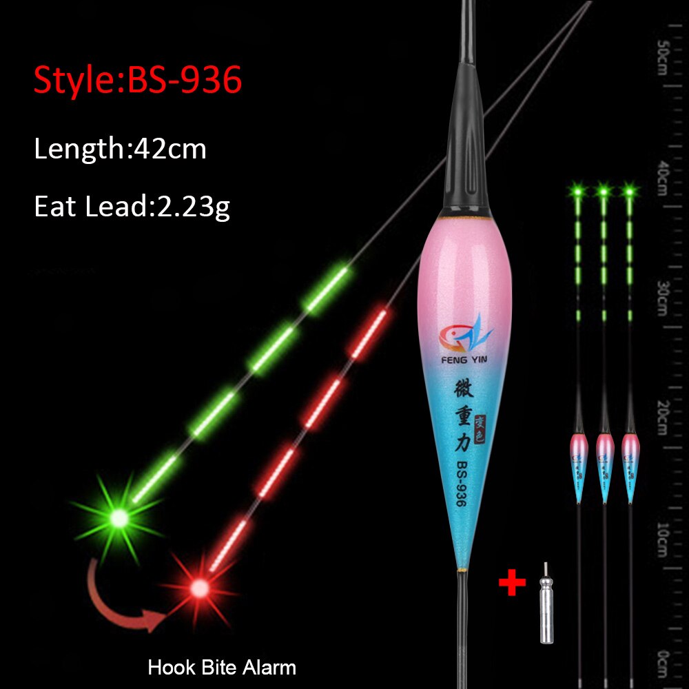 Smart Fishing Float Bite Alarm Fish Bite Aas Led Automatic Night Elektronische Veranderen Boei Strike Intelligente Vissen Acce