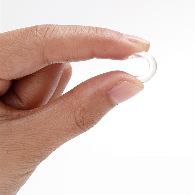 8pcs/set Silicone Invisible Ring Size Adjuster Transparent Ring Adjuster Reducer Ring Sizer Fit Any Rings