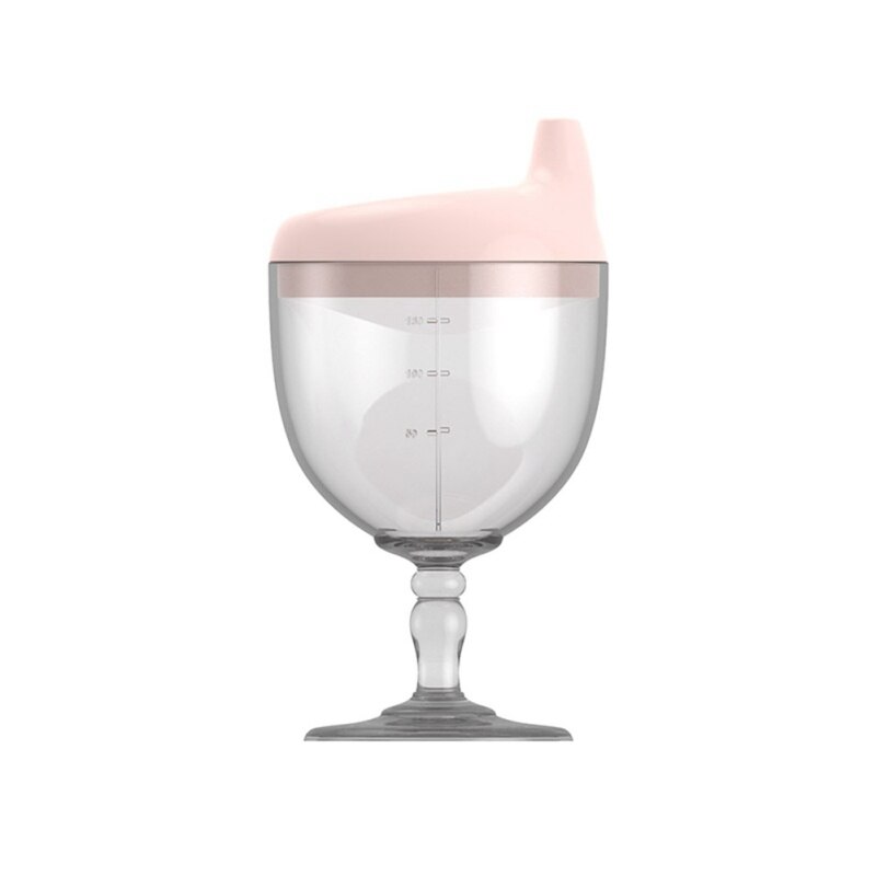 150Ml Baby Beker Water Fles Pp Materiaal Baby Melk Cups Met Eendenbek Mond Kids Training Drinkbeker Kinderen Voeden: Roze