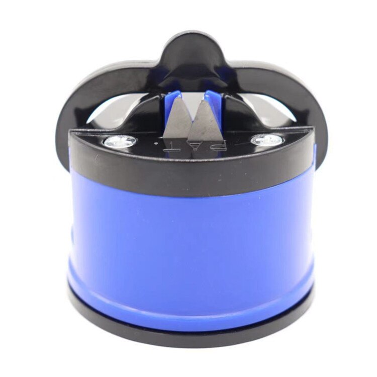 Knife Sharpener Sharpening Tool Easy And Safe To Sharpens Kitchen Chef Knives Damascus Knives Sharpener Suction: Blue