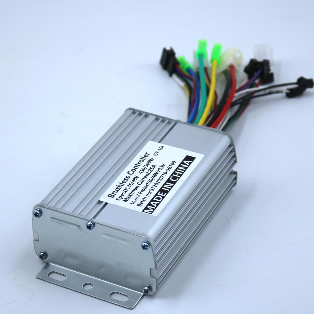 GREENTIME 36V/48V/52V/60V 500W 25A BLDC Electric scooter controller E-bike brushless driver and smart LCD Display one set