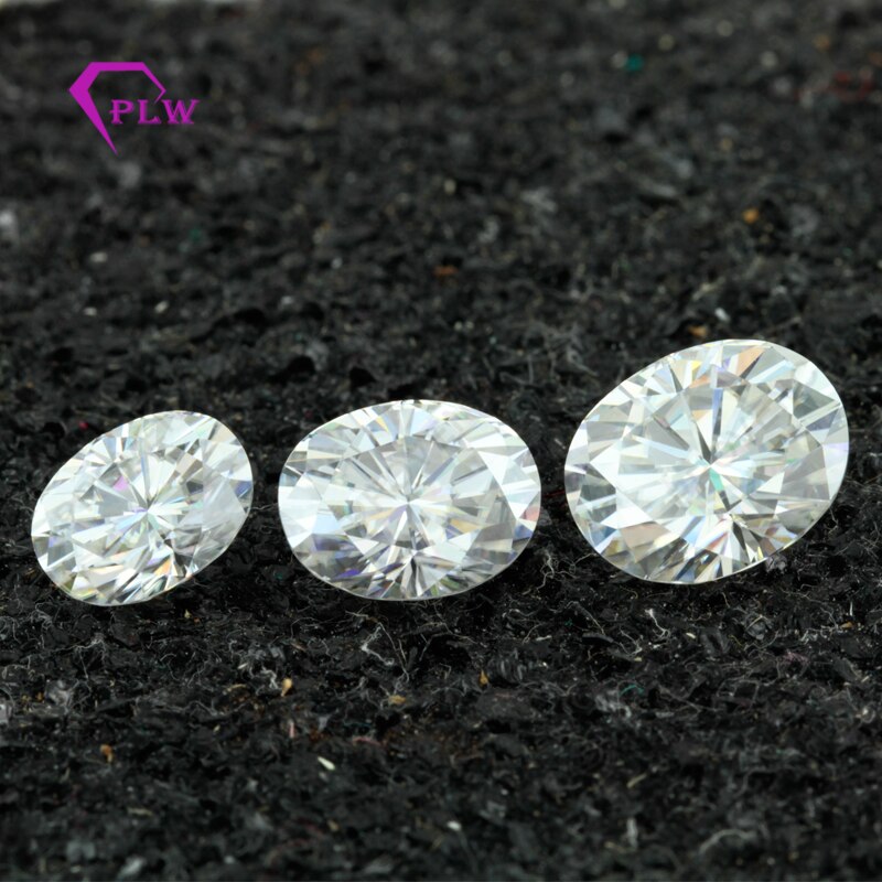 Provence bijoux prix usine 0.6 carat 4*6mm D couleur ovale moissanite test pierre gemme positive pour bracelet anneau chaîne boucle d'oreille