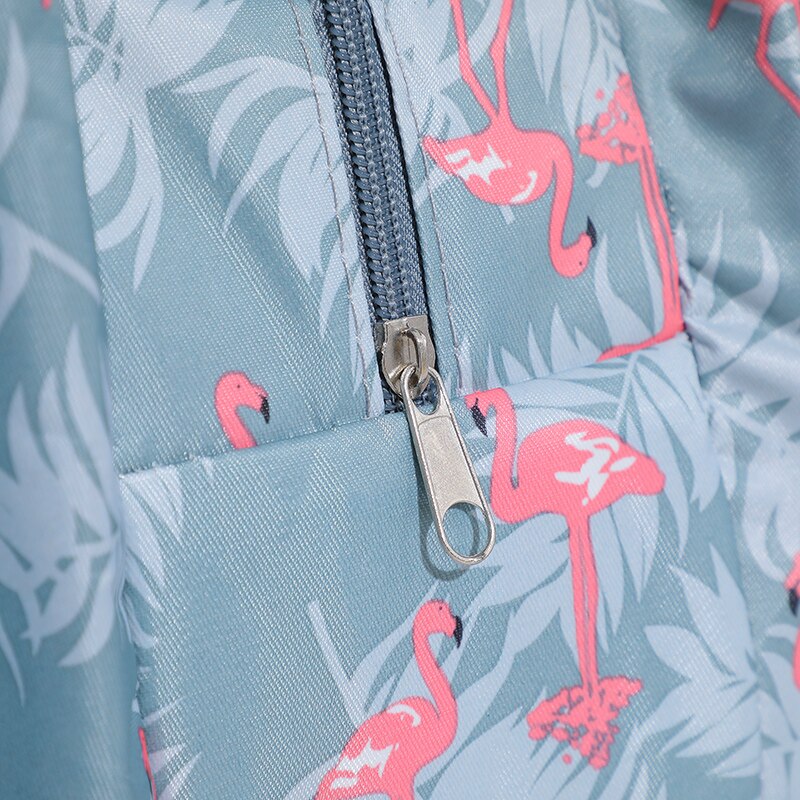 Qqd Flamingo Lunch Tas Voor Vrouwen Geïsoleerde Koeltas Opvouwbare Thermische Ontbijt Eten Pack Picknick Reizen Lunchbox