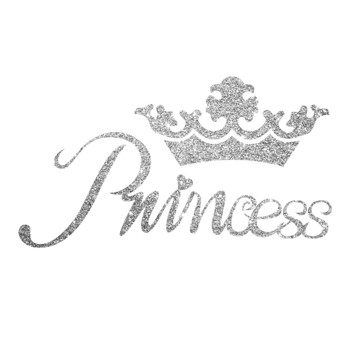 1Pc Kroon Prinses Auto Stickers Faux Diamanten Mousserende Debuut Mode Waterdichte Vinyl Stickers Auto Stickers: Zilver