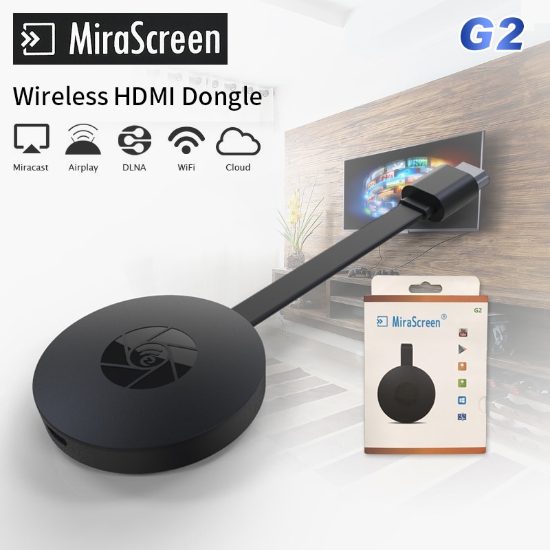 G2 Draadloze Air Play Wifi Weergave Hdmi Dongle Mirascreen Tv Stick Mirroring Ontvanger Ondersteuning Ios Android Miracast Voor Iphone
