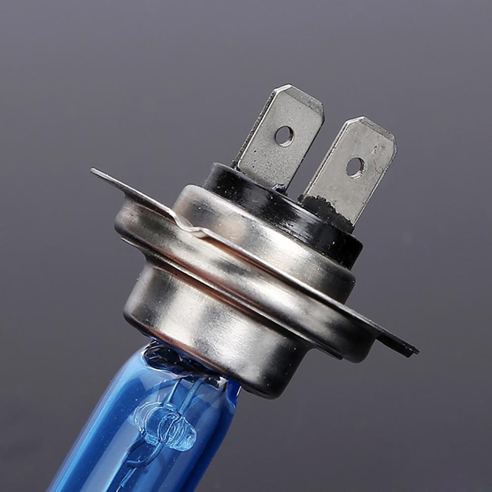 2 Pcs H7 6000K Gas Halogeen Koplamp Blauw Behuizing Biedt Wit Licht Gloeilampen 55W 12V automotive Koplampen Ultra Quartz