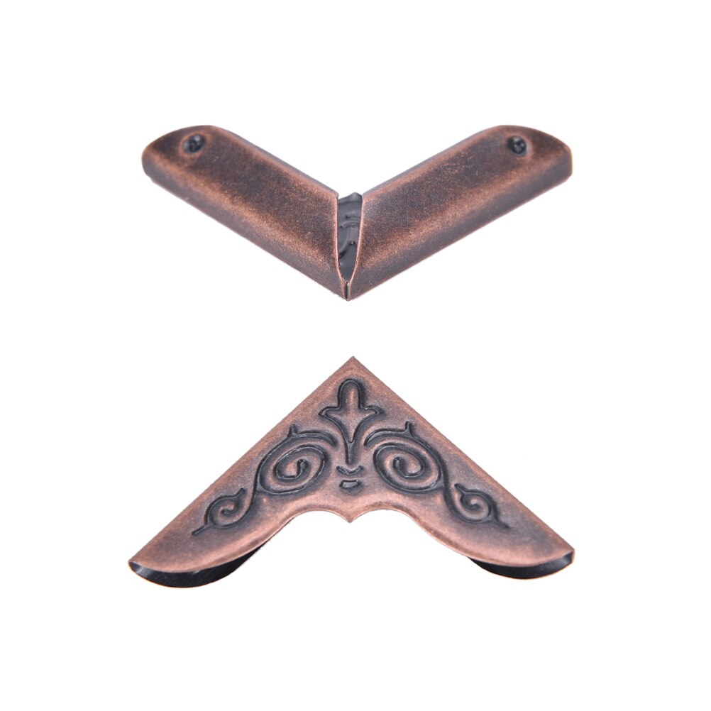 12 szt. ochraniacze narożników albumów menu teczek metalowych w kolorze antycznego brązu robić scrapbookingu notatników