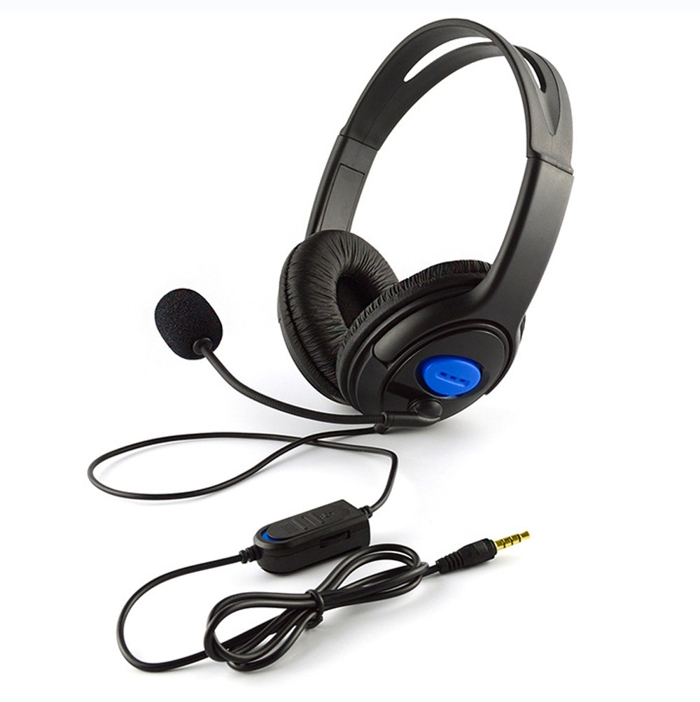 verdrahtet Spielen Headset Kopfhörer mit Mikrofon für PS4 PC Laptop Telefon flexibel Boom mikrofon # T2: Ursprünglich Titel