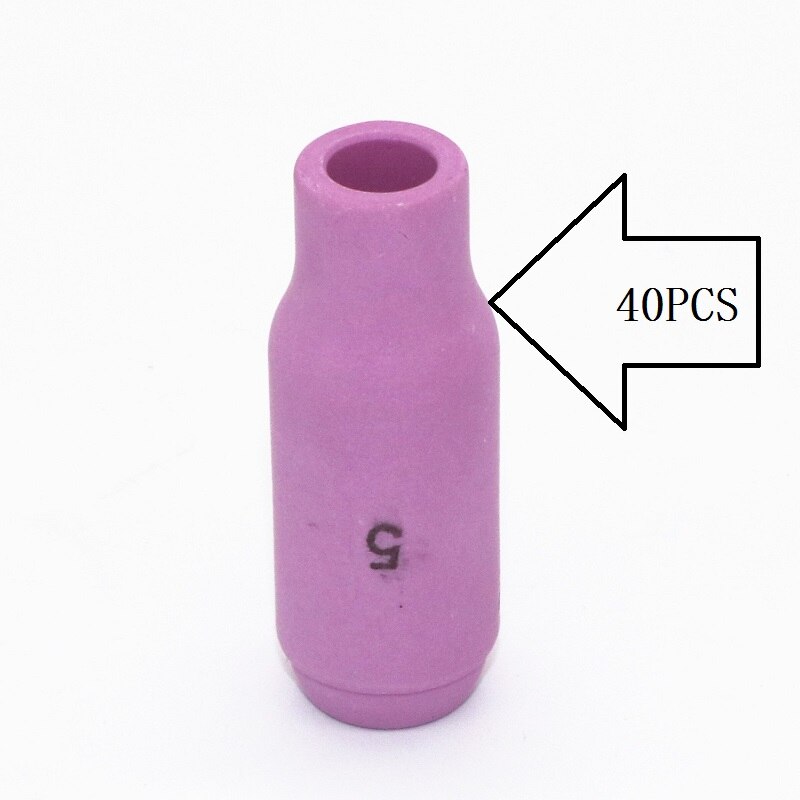 40 stuks argon las tig-toorts watergekoelde tig-toortsen toorts  wp18 17 26 keramische kopmondstuk