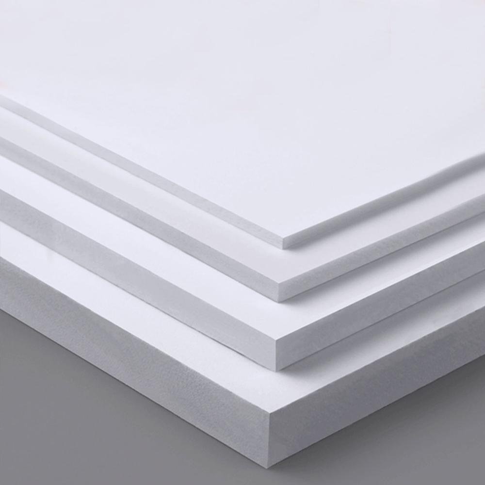 Placa de espuma de PVC, modelo de plástico, arquitectura, blanco y negro