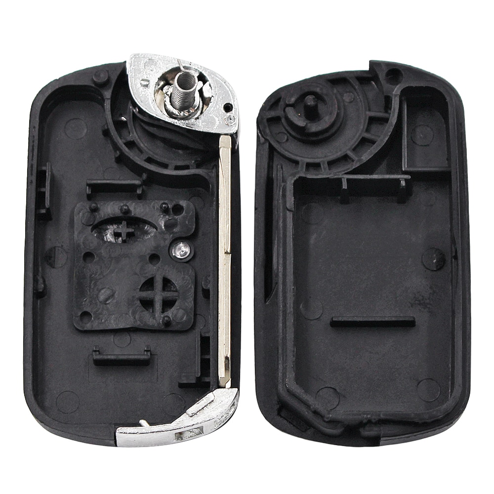 Modified flip 2 Buttons Remote Key Shell case fob for Land Rover Discovery 1999 2000 2001 2002 2003 2004
