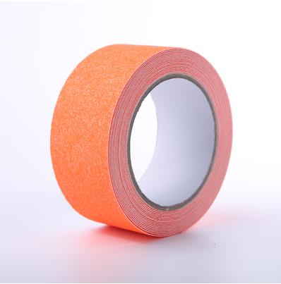 5cm*5meters Anti-slip tape PVC self-adhesive wear-resisting stair steps Grind arenaceous prevent slippery adhesive tape: Fluorescent Orange
