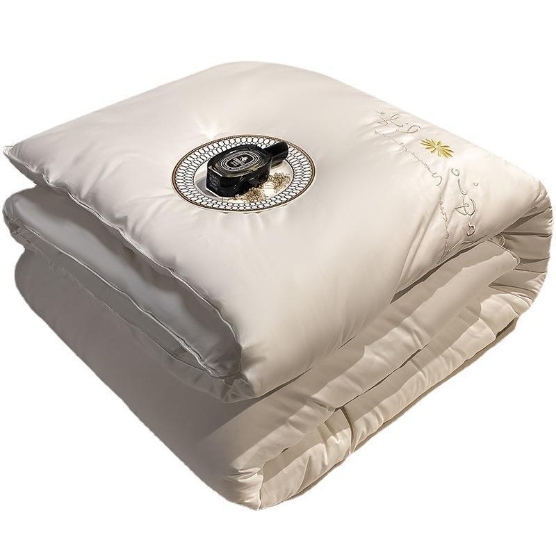 Couette épaisse et confortable en fibre de soja, hiver printemps automne