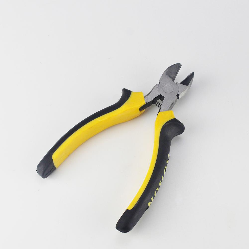 AUBON 6" Diagonal Cutter Round Jaw Micro Beading Pliers Wire Nipper Leaf Spring * 1pc