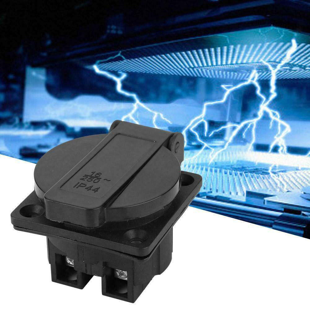250V 16A Portable Change Repair Accessories Industrial Replacement Part 2.6x2x1.6inch German Style Generator Socket Waterproof
