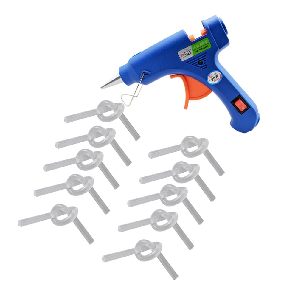 1 Set Van Duurzaam 100W Lijm Spuit Tool Kit Met 25 Stuks 11Mm Transparant Lijm Sticks voor Diy Kleine Craft En Quick Reparatie