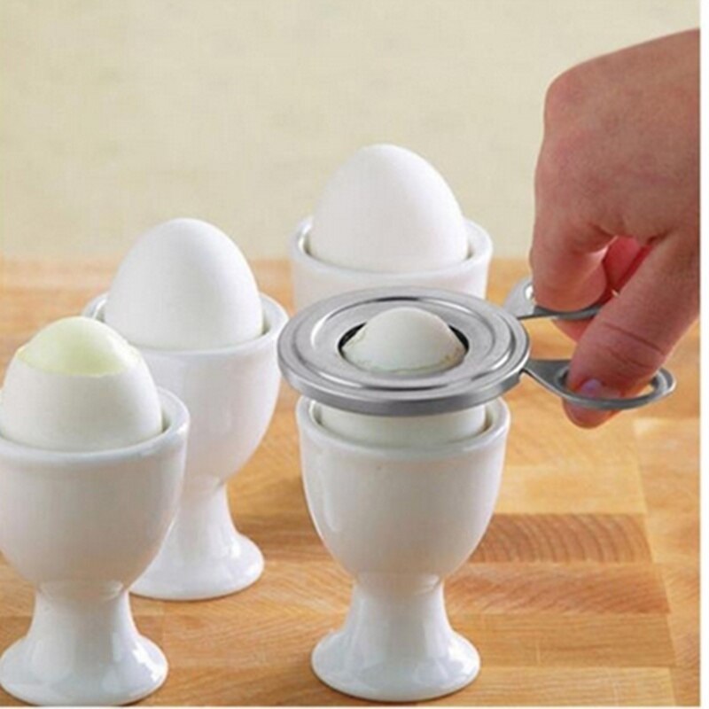 Tijeras para abrir huevos, cortador de huevo cocido, tijeras, utensilio doméstico de cocina