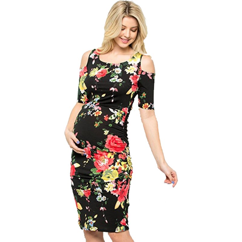 Schwangerschaft Kleid Atmungs Mutterschaft Kleider Neue Kleid Für Schwangere Frauen Komfortable: 3 / S