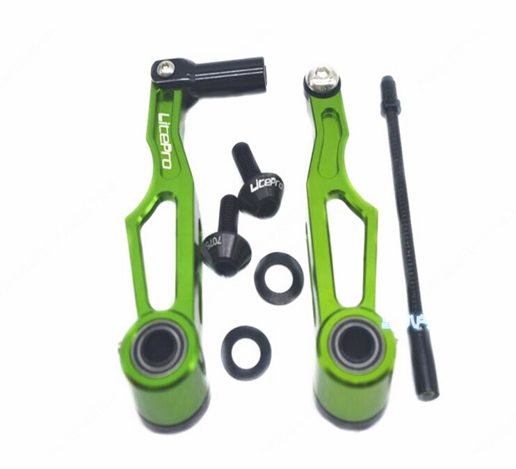 Litepro 412 Folding Bike Short Arm Short-leg V-brake CNC Super Light Long Arm Long-leg V Brake Clamp Modified Brakes